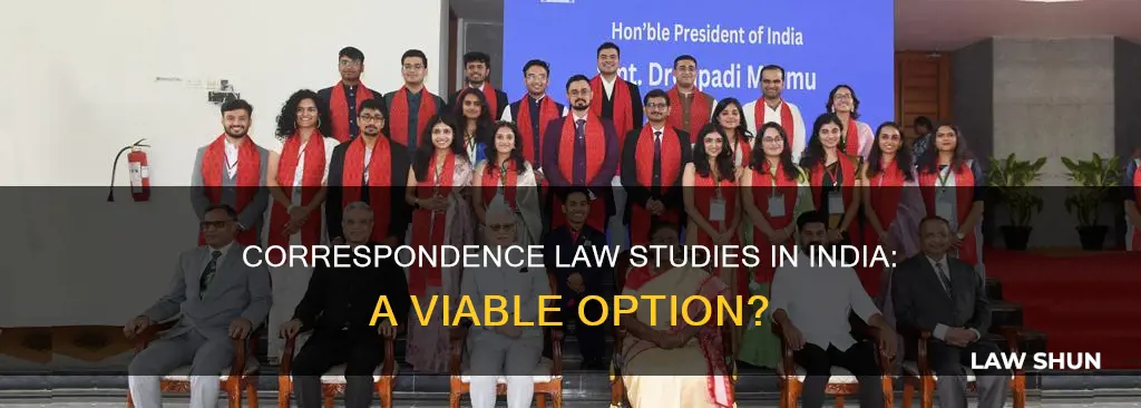 can i study law by correspondence india