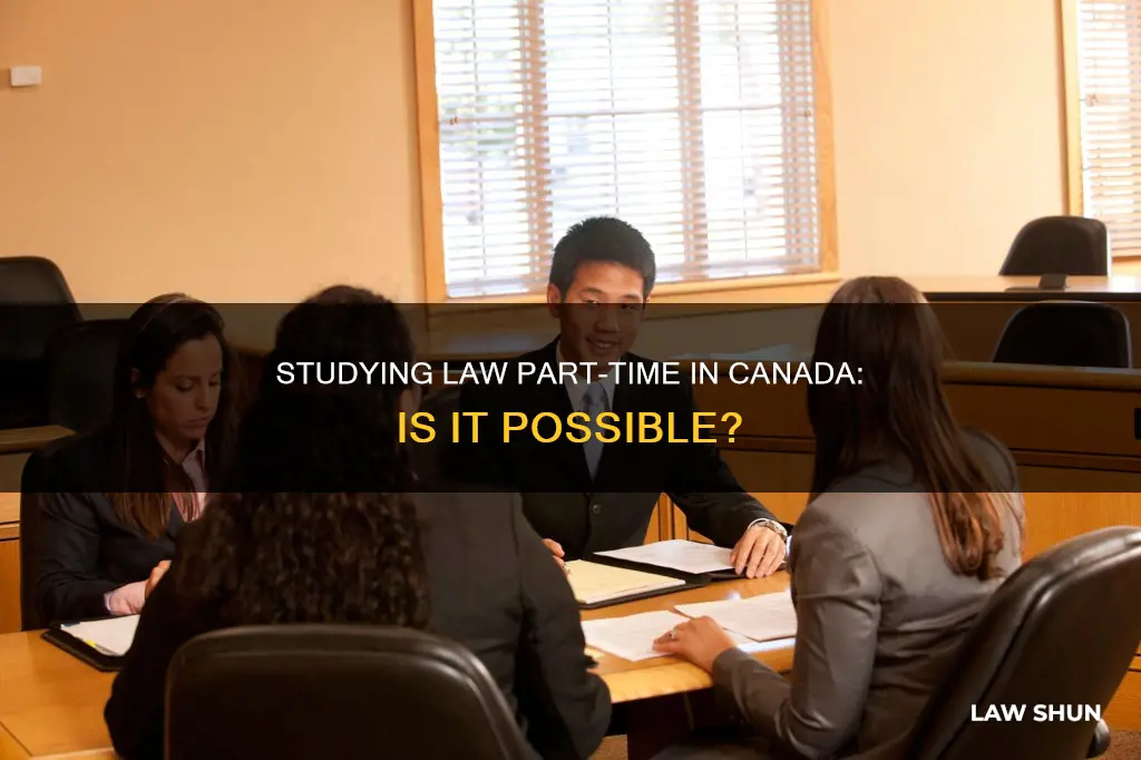 can i study law part time in canada