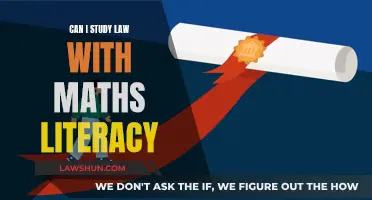 Study Law: Can Maths Literacy Be Enough?