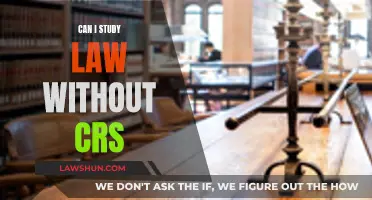 Studying Law Without CRS: Is It Possible?