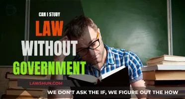Studying Law: No Government, No Problem