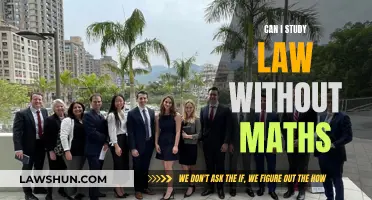 Maths-Free Law: Is It Possible?