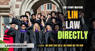 Pursuing a Law Master's: No Detours
