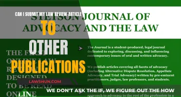 Submitting Your Law Review Article to Other Publications