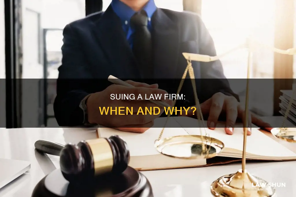 can i sue a law firm