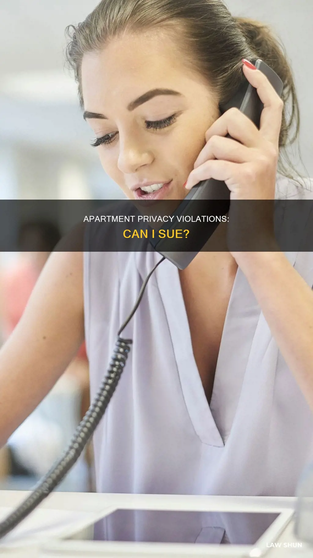 can i sue my apartment complex for violate privacy laws