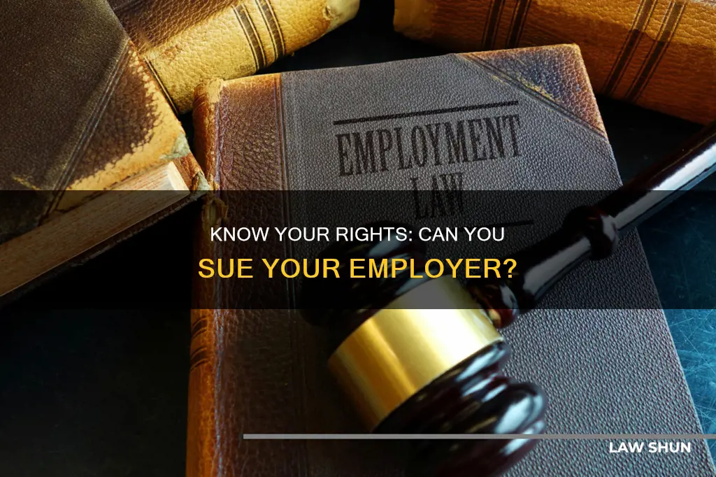 can i sue my employer for breaking labor laws