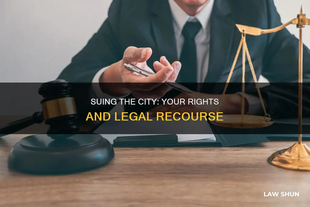 can i sue the city for not enforcing the law