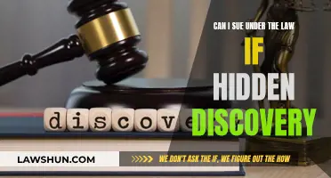 Hidden Discovery: Can I Sue?