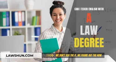 Teaching English with a Law Degree: Is It Possible?