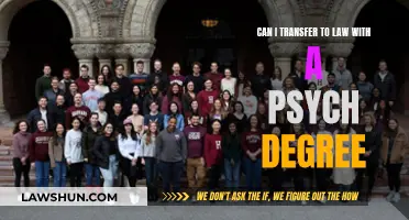 Transferring to Law: Psych Degree as a Foundation
