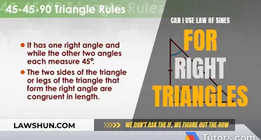 Sine Law: Right Triangles Explained