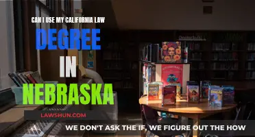 California Law Degree: Valid in Nebraska?