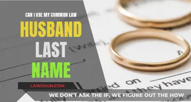 Common-Law Marriage: Taking Your Husband's Last Name
