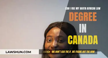 South African Law Degree: Valid in Canada?