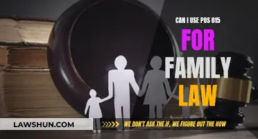 Family Law: Using POS 015 for Your Case