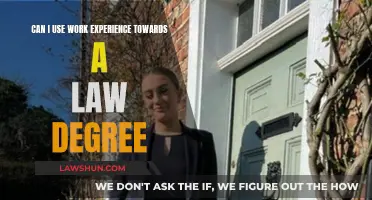 Work Experience: A Fast Track to Your Law Degree?