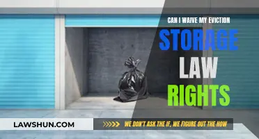Eviction Storage Law Rights: Can I Waive Them?