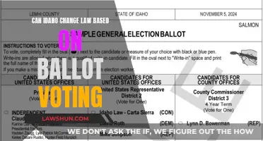 Idaho's Ballot Voting Power: Law Changes?