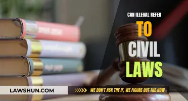 What Civil Laws Mean for 'Illegal' Actions