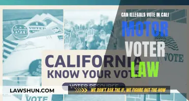 Cali Motor Voter Law: Can Illegals Vote?