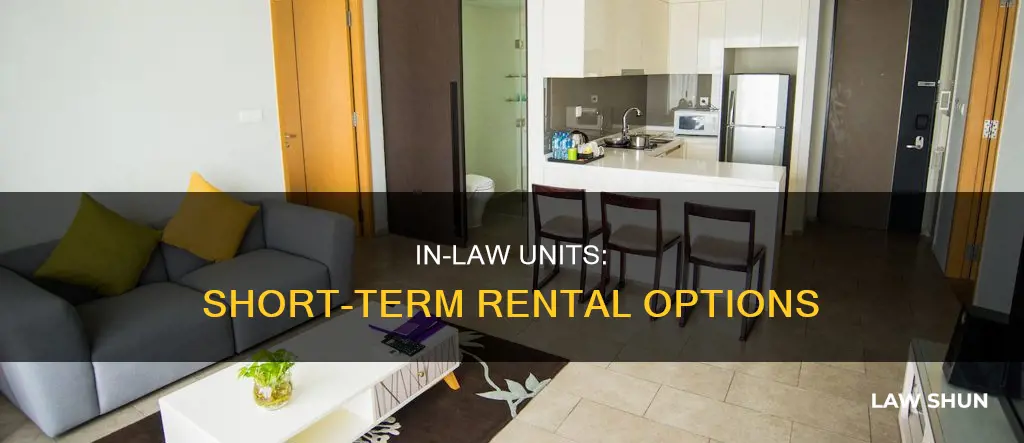 can in-law unit do short term rental