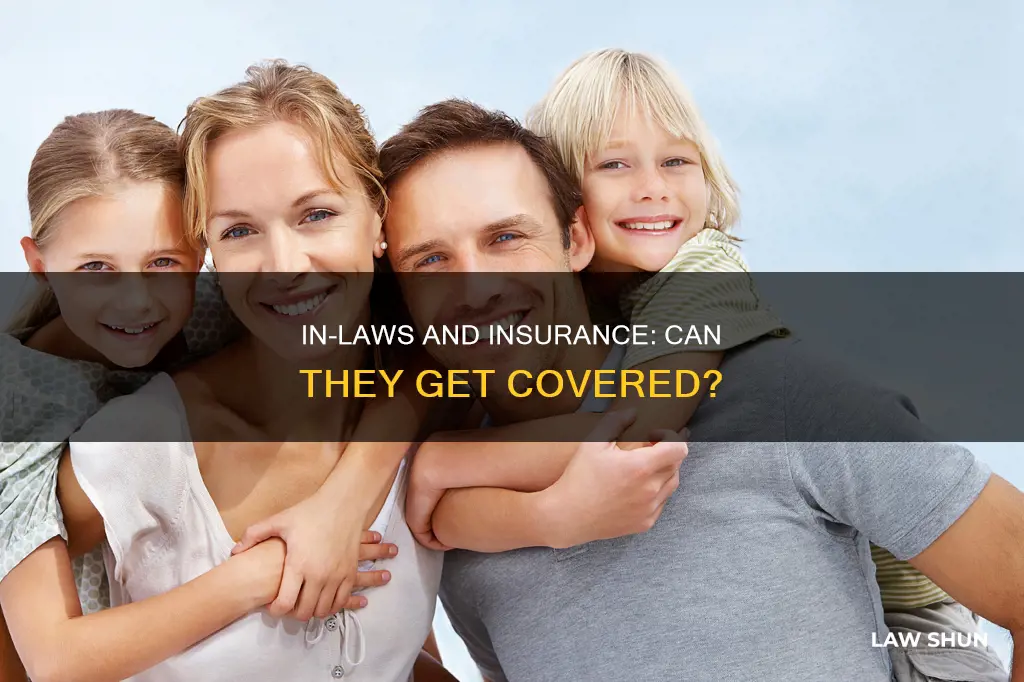 can in laws get on insurance