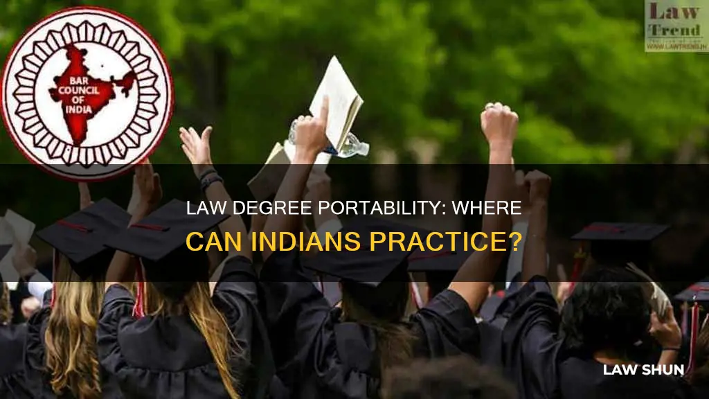 can indian law degree valid in which countries