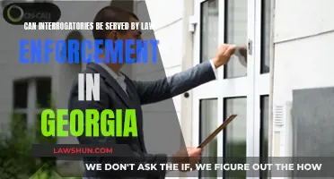 Interrogatories in Georgia: Can Police Serve Them?