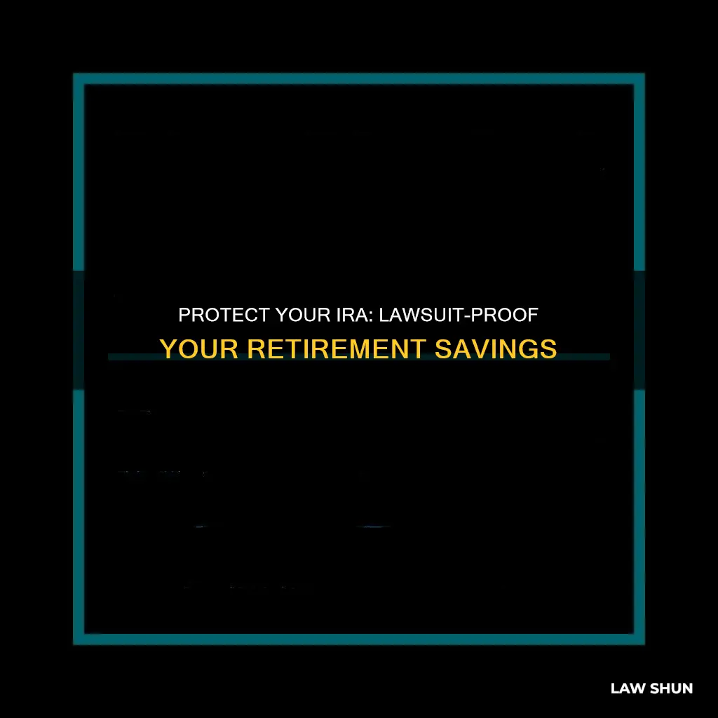 can ira retirement account be taken away at law suit