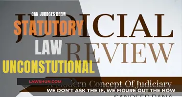 Judiciary Power: Can Judges Overrule Statutory Laws?