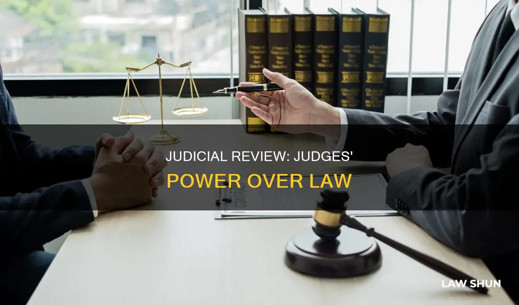 can judges decide whether laws are constitutiona
