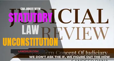 Judicial Review: Can Judges Override Statutory Law?