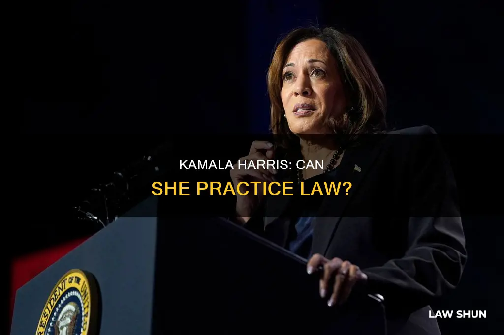 can kamala harris practice law