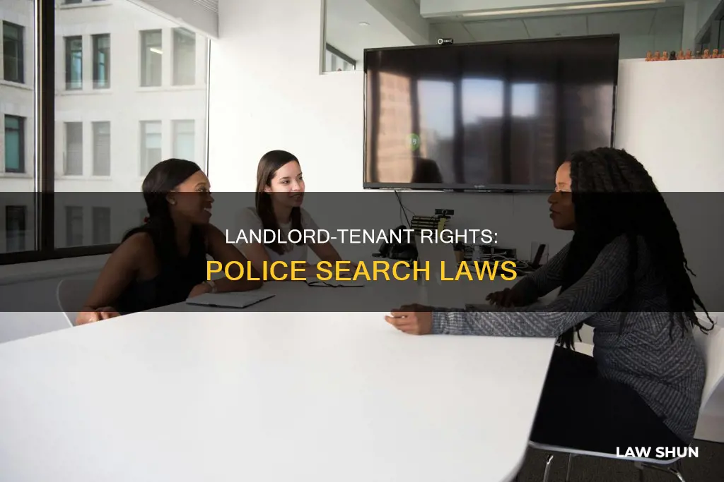 can landlord allow police search case law