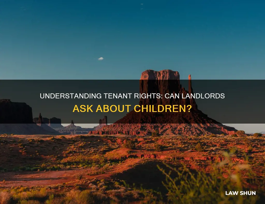 can landlord ask number of children utah tenant law
