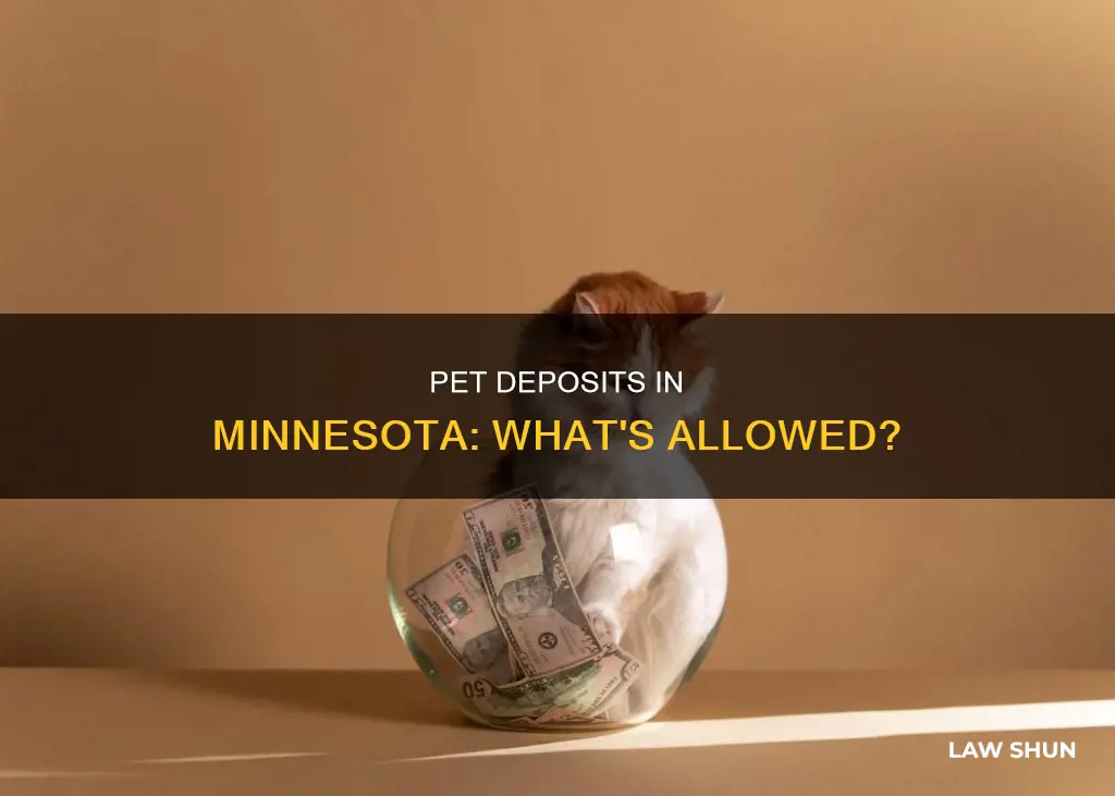 can landlord charge pet deposit mn law