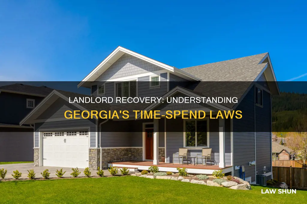 can landlord recover for time spent georgia law