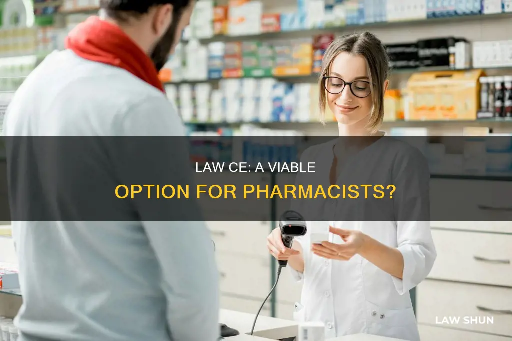 can law ce be used as other ce pharmacist