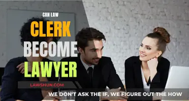 Law Clerks: Can They Become Lawyers?