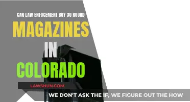 Colorado's Law: 30-Round Magazines and Police