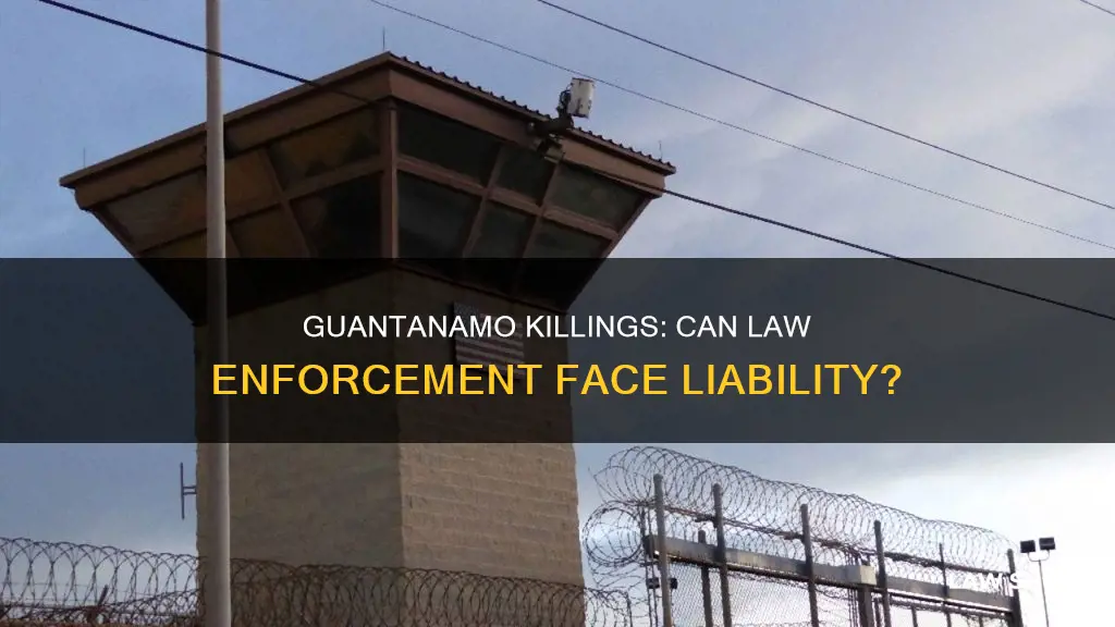 can law enforcement be liable for guantanamo killings