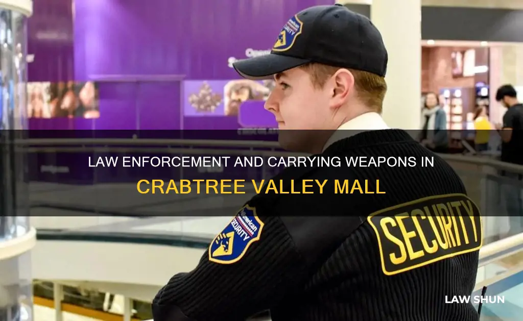 can law enforcement carry in crabtree valley mall