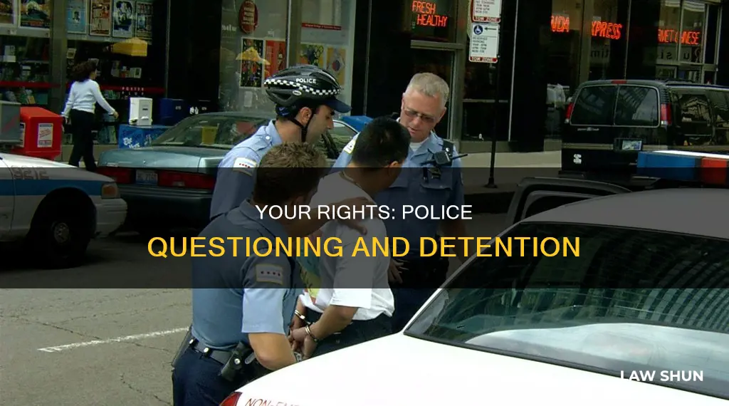 can law enforcement detain me for questions
