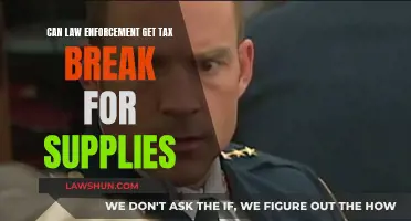 Tax Breaks for Law Enforcement: Supplies and More