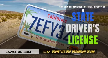 Law Enforcement: Can They Check Out-of-State Driver's Licenses?
