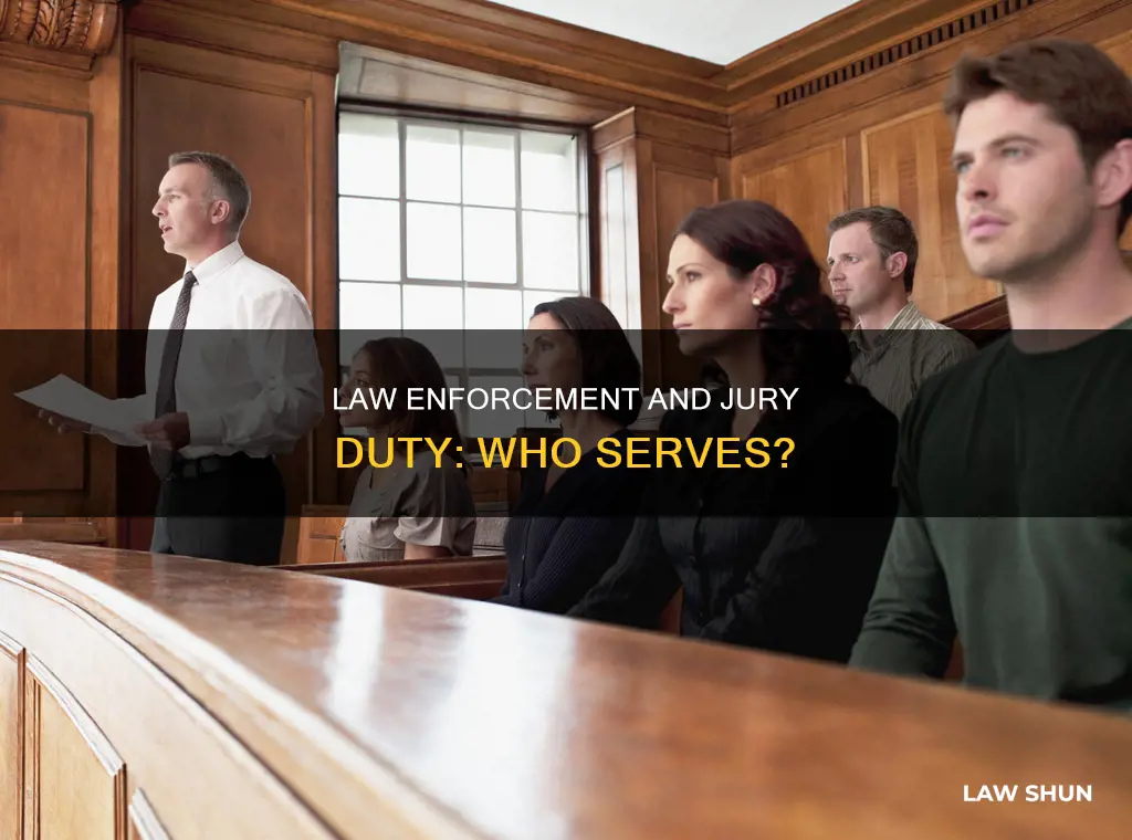 can law enforcement officers serve jury duty