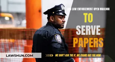 Law Enforcement's Right to Open Mailboxes to Serve Papers