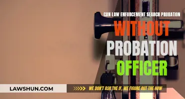 Can Police Search Probationers Without Their Probation Officer Present?