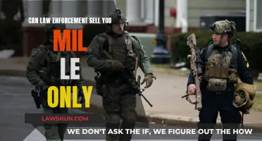 Law Enforcement's Right to Sell Military Equipment